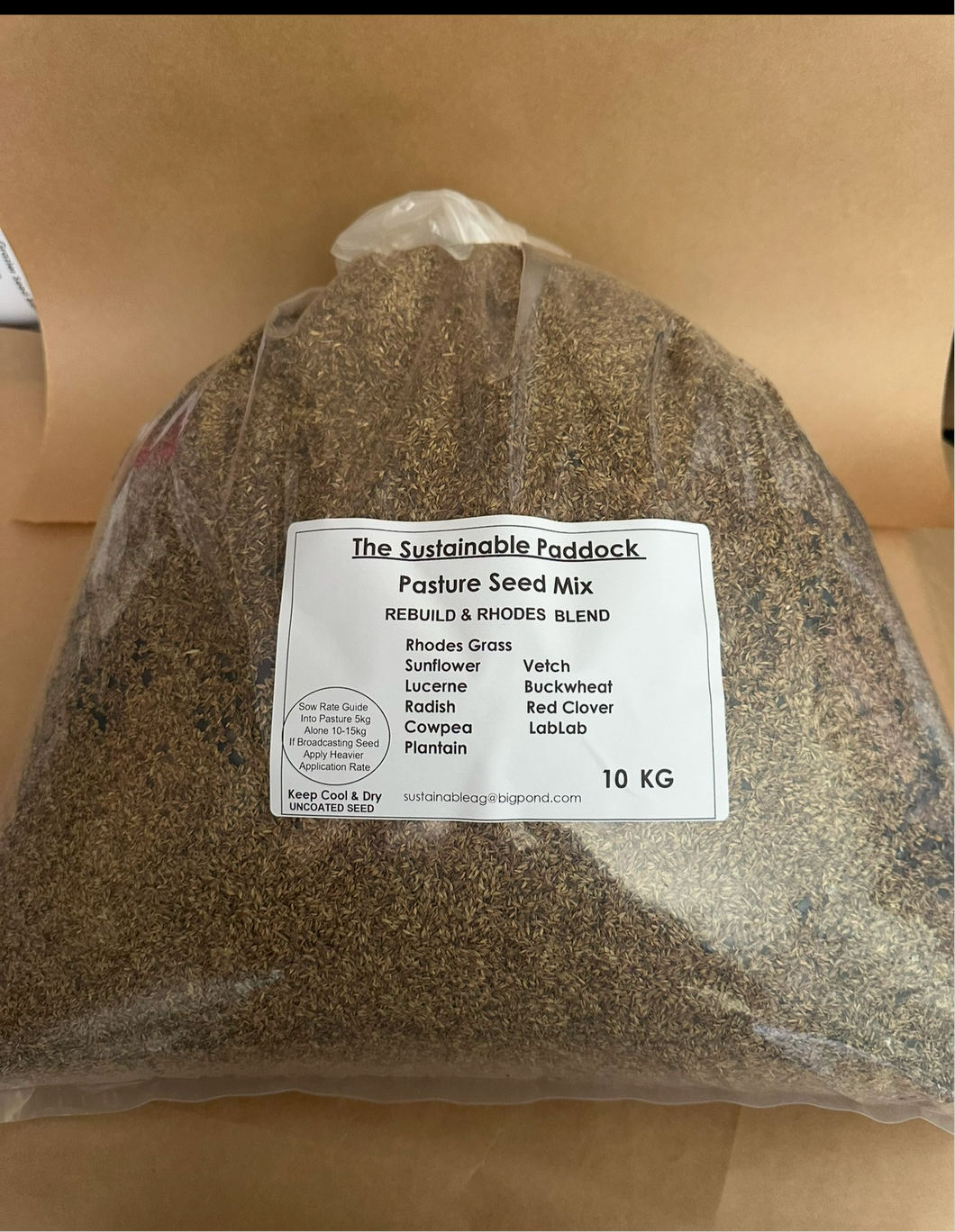 Rebuild and Rhodes Blend- Summer  Seed Mix